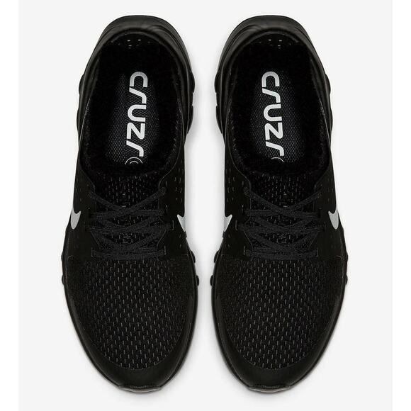 NIKE CruzOne React Running Sneakers Triple Black Sz 10.5M 12W NWB $180 main image 6